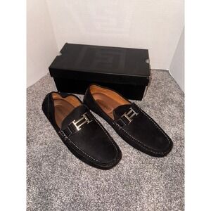 Faranzi Men's‎ Black Loafers